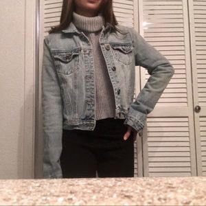 Forever 21 washed denim jacket